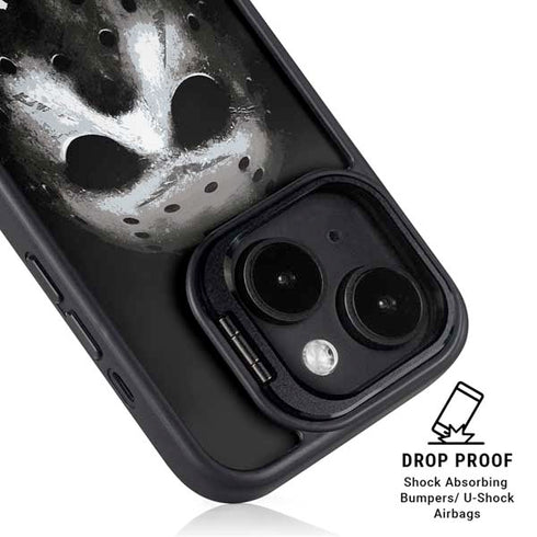 Warner Bros Friday the 13th Jason Voorhees iPhone 15 Kickstand Case